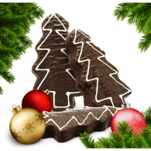 Bezglutenowa choinka piernikowa w czekoladzie Glutenex