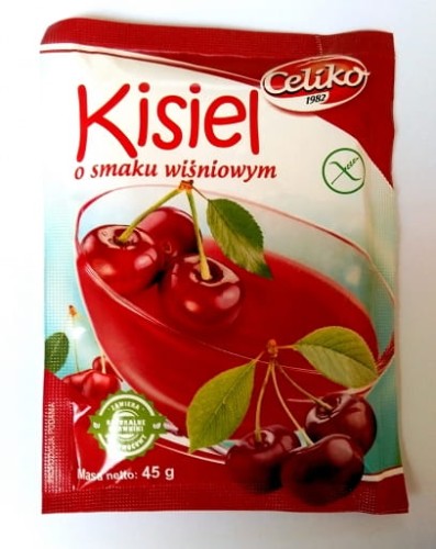 Bezglutenowy kisiel wiśniowy 45g