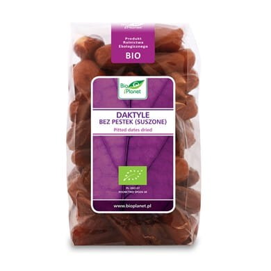 Daktyle bez pestek, suszone BIO 400g
