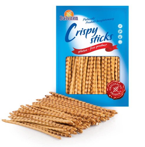 Paluszki bez glutenu, skrobi pszennej, mleka, jajek 70g