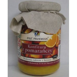 Konfitura z pomarańczy z przyprawami korzennymi słodzona ksylitolem 200g