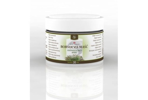 Borsucza maść Herbamedicus, rozgrzewający roślinny balsam na przeziębienie 50ml