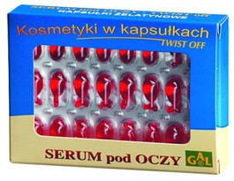 Serum pod oczy Gal z olejem z ogórecznika i wiesiołka, 48 kapsułek