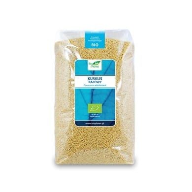Kuskus razowy ekologiczny BIO z glutenem 1kg zdrowa żywność