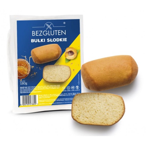Bułki Słodkie bezglutenowe Bezgluten 180g