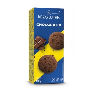 Ciasteczka czekoladowe Bezglutenowe Chocolatio Bezgluten 130g