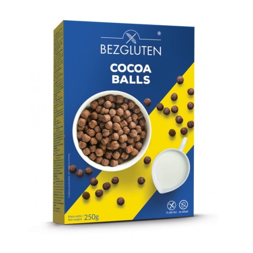 Chrupki kukurydziane kakaowe Cocoa Balls bezglutenowe Bezgluten 250g