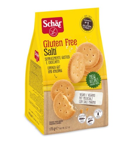 Bezglutenowe krakersy lekko słone Schar 175g, słodycze bezglutenowe, produkty bezglutenowe