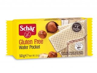 Bezglutenowy wafelek orzechowy Schar 50g