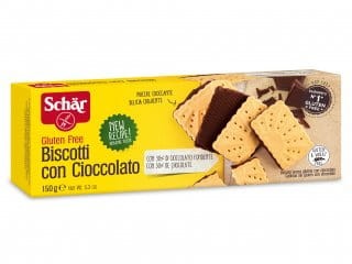 Herbatniki Bezglutenowe Schar z czekoladą 150g,  słodycze bezglutenowe, produkty bezglutenowe