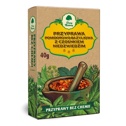 Przyprawa pomidorowo-bazyliowa z czosnkiem niedźwiedzim 40g