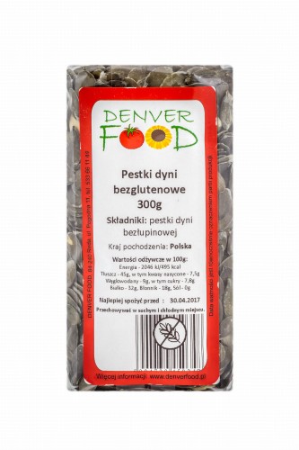 Pestki dyni bezglutenowe 300g