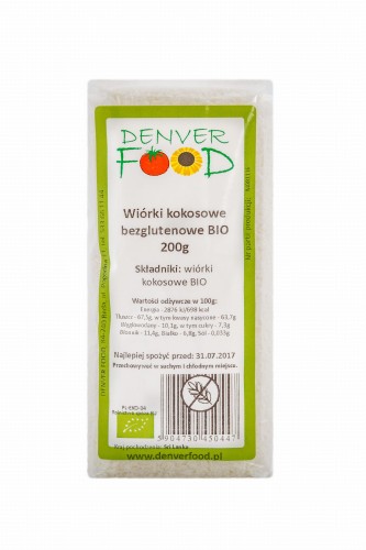 Bezglutenowe wiórki kokosowe Bio 200g