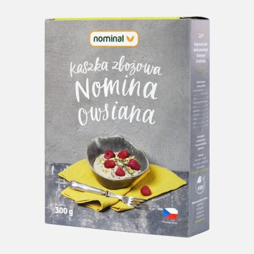 Kaszka owsiana bezglutenowa instant Nomina Nominal 300g