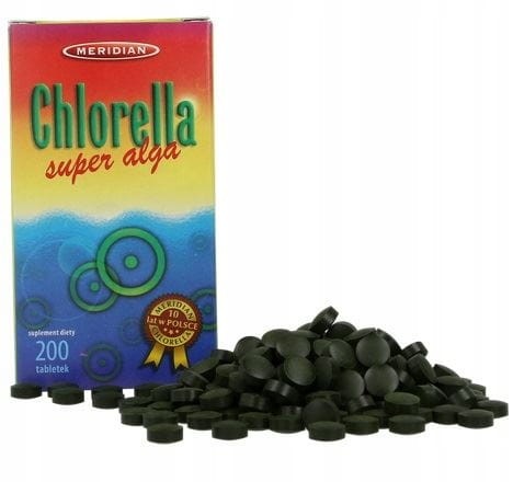 Chlorella super alga, 200 kapsułek