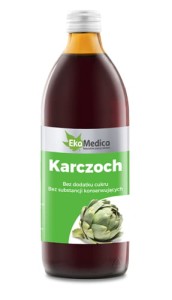 Sok z karczocha na cholesterol bez cukru 500ml