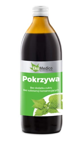 Sok z pokrzywy na anemię bez cukru 1l