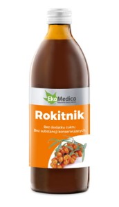 Sok z rokitnika na układ krążenia bez cukru 500ml