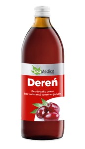Sok z owoców derenia na trawienie bez cukru 500ml