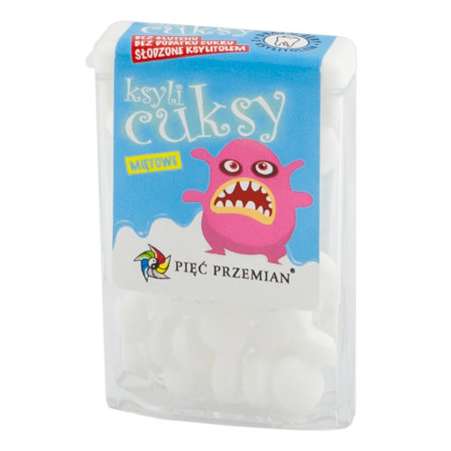 Cukierki miętowe bezcukrowe z ksylitolem miętuski 13g ksyli cuksy