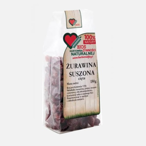 Żurawina suszona cięta 150g