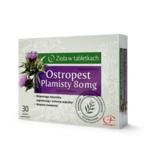 Ostropest plamisty 30 kaps. na wątrobę i trawienie