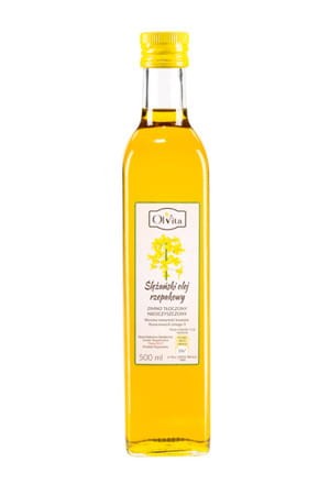 Ślężański olej rzepakowy zimno tłoczony 500ml