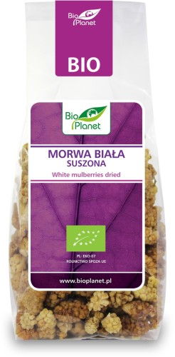 Morwa biała suszona 100g Bio Planet.jpg