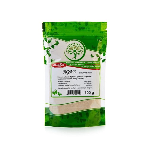 Agar, żelatyna wegańska Agnex 100g.jpg