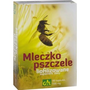 Mleczko pszczele liofiolizowane, 48 kapsułek