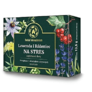 Lawenda i Różeniec na stres i uspokojenie 30kapsułek