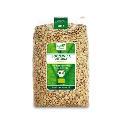 Soczewica zielona ekologiczna BIO 1kg