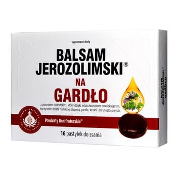 Balsam Jerozolimski na gardło, tabletki do ssania