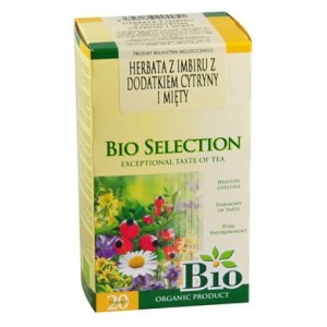 HERBATKA IMBIROWA (CYTRYNA I MIĘTA) BIO 20 x 1,5 g