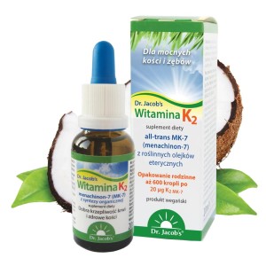 Witamina K2 na prawidłową krzepliwość krwi i zdrowe kości 20ml