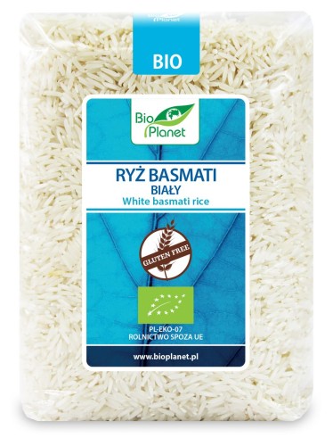 Ryż Bio Basmati biały bezglutenowy 1kg