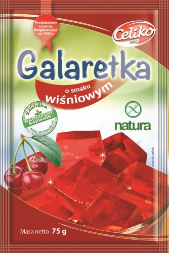 Galaretka wiśniowa Bezglutenowa 75g