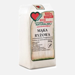Mąka Ryżowa Pełnoziarnista bez glutenu 500g