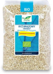 Ryż brązowy okrągły BIO, 1kg