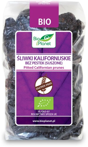 Śliwki kalifornijskie bez pestek (suszone), BioPlanet