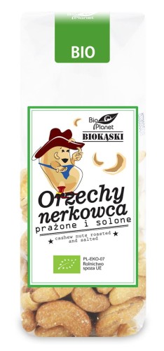 Orzechy nerkowca prażone i solone BIO, Bio Planet 100g