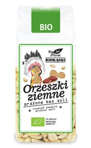 Orzeszki ziemne prażone, bez soli BIO, 150g
