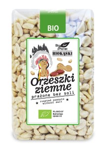 Orzeszki ziemne prażone, bez soli BIO, 350g
