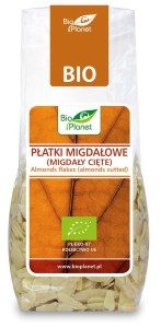 Płatki migdałowe (migdały cięte) BIO, 100g