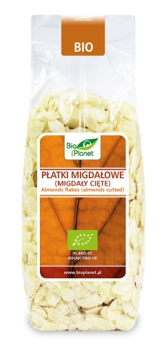 Płatki migdałowe (migdały cięte) BIO, 400g