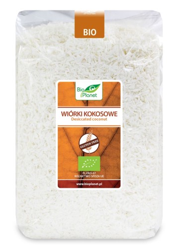 Wiórki kokosowe BIO, Bio Planet 1kg