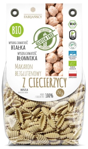 Makaron z ciecierzycy gnocchi BIO, Fabijańscy 250g