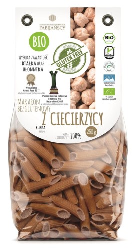 Makaron z ciecierzycy rurka BIO, Fabijańscy 250g