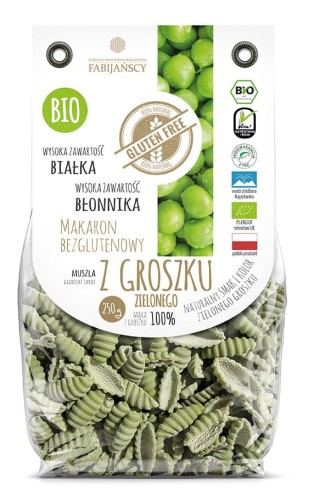 Makaron z groszku gnocchi BIO, Fabijańscy 250g