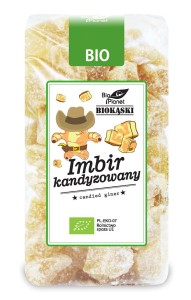 Imbir kandyzowany BIO, 400g